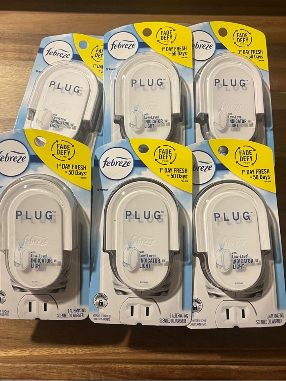Febreze White Plug-In Air Freshener Warmers (6 Pack)